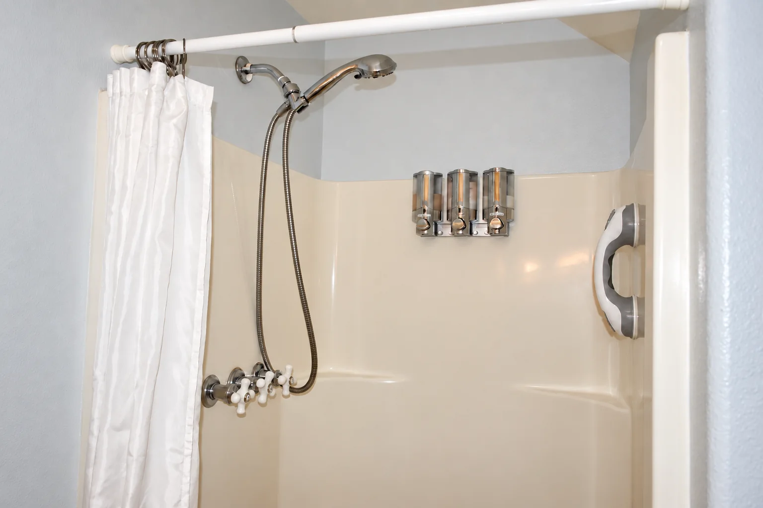 Shower in the Mt. Foraker Room bathroom
